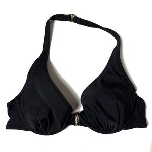 Victoria’s Secret halter black swimsuit top